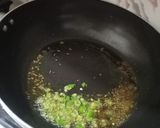 A picture of step 3 of Fast curry with singhare ka Atta.