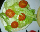 Foto del paso 6 de la receta: Hamburguesa mixta🍔 en pan de mollete 🆙