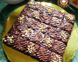 Gambar langkah 6 resipi Fudgy Brownies Kedut.