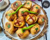 काठियावाड़ी लहसुनी भरवां आलू भजिया (लसनिया बटाटा भजिया) रेसिपी चरण 10 फोटो