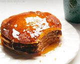 Foto del paso 5 de la receta: Pancakes fit, saludables sin gluten, sin azúcar, sin grasa, sin lactosa y... DELICIOSOS!!