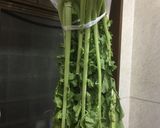 A picture of step 1 of Japanese Daikon Radish Stalks Fry.