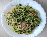 豆苗炒豬肉片的食譜步驟3照片