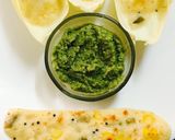 A picture of step 4 of Corn husks dhokla.