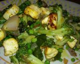 A picture of step 9 of Paneer aur broccoli ki bhujia.