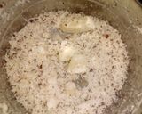 A picture of step 1 of Jaggery coconut ladoo.
