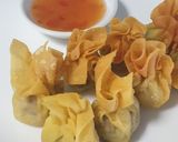 A picture of step 8 of Wonton soup.