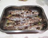 Foto del paso 6 de la receta: Merlucitas al horno con puré naranja