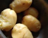 A picture of step 1 of Aloo tamatar.