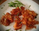 A picture of step 5 of Shrimp Fritters (Tortillas de camarones).