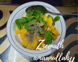 A picture of step 1 of Mango and Pineapple Salad.