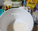 Foto langkah ke 3 dari resep Bolu Kukus Mekar Pelangi.