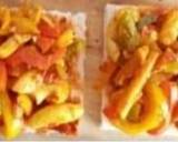 Baby Corn jalfrazie macroni sandwich recipe step 9 photo