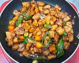 Foto langkah ke 8 dari resep Tempe Kecap Cabe Ijo.