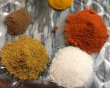 A picture of step 4 of Chane ki daal.