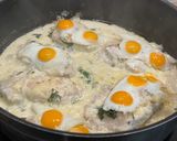 Tejszínes Tükörcsirke recept fázis 6 fotója