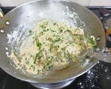 A picture of step 2 of Proso millet Palak Roti.