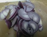 A picture of step 1 of Pilau vegan #ramadhancontest.
