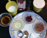 A picture of step 1 of Vegan Whole Wheat Flax Seeds Cranberry Muffins.