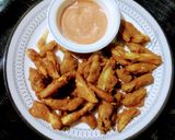 A picture of step 7 of Besan wale fries.