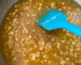 A picture of step 3 of Cooking apple chutney (katki apple).