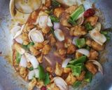 A picture of step 17 of Schezwan chicken.