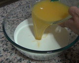 Foto del paso 3 de la receta: Flan de naranja sin huevo, sin horno y sin cocción