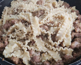 Foto del paso 6 de la receta: Pasta Mafalde di Napoli con butifarra, boletus y parmesano