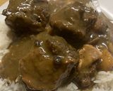 A picture of step 7 of Oxtail Potjie.