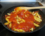 Foto del paso 1 de la receta: Macarrones con chorizo, gratinados
