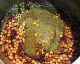 A picture of step 4 of Samosa chaat.
