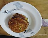 A picture of step 3 of Veggies pancake.
