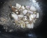 A picture of step 4 of White beans with kolmi saag bhaji.
