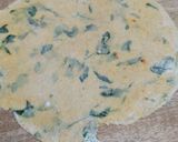 A picture of step 4 of Jain methi thepla.