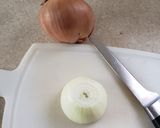 A picture of step 1 of Grandma's stuffed cabbage filling