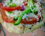 চীজ বার্স্ট ভেজিটেবল পিজ্জা (cheese burst vegetable pizza recipe in Bengali) রেসিপি ধাপ - 6 ছবি