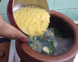 A picture of step 11 of Banana Spinach sambhar.