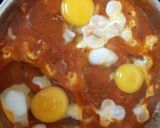 A picture of step 4 of My Lovely One Pan,Tasty Bacon, Eggs & Tomato Baked Breakfast.😁.