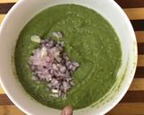 A picture of step 2 of Stuff whole green moong chila.
