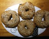 Foto del paso 4 de la receta: Bagels integrales rápidas sin levadura