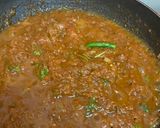 A picture of step 7 of Kadai paneer.