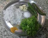 A picture of step 15 of Ragi Rotti with Roasted Brinjal Chutney and Coconut Chutney.
