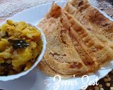 A picture of step 5 of Roasted Gram/Chana Dosas.