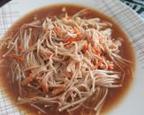 รูปขั้นตอนการทำที่ 4 ของ เห็ดเข็มทองผัดน้ำมันหอย
