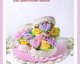 Foto langkah ke 3 dari resep Muffin Bouquet with buttercream flower.
