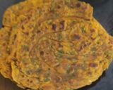 पालक लच्छा पराठा (palak lachcha paratha recipe in Hindi) रेसिपी चरण 4 फोटो