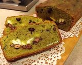 A picture of step 14 of Matcha Red Bean Cream Cheese Pound Cake.