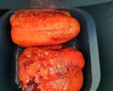 Foto del paso 2 de la receta: Pimientos morrones asados en freidora de aire