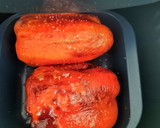 Foto del paso 2 de la receta: Pimientos morrones asados en freidora de aire