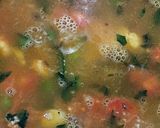 A picture of step 4 of Vegetable Dalia pulaw.